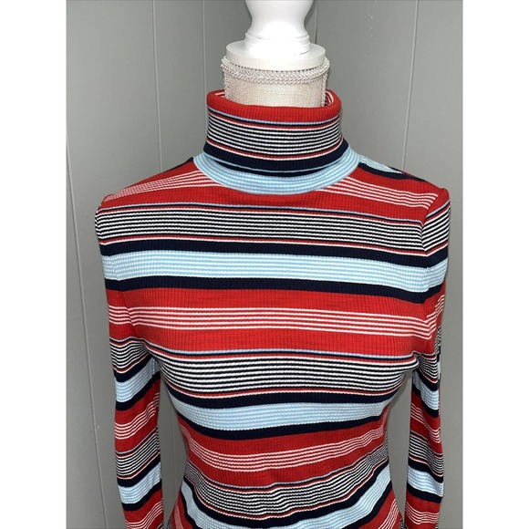 Tommy Hilfiger Womens‎ Striped Pullover Blouse Medium NWT - Picture 3 of 5